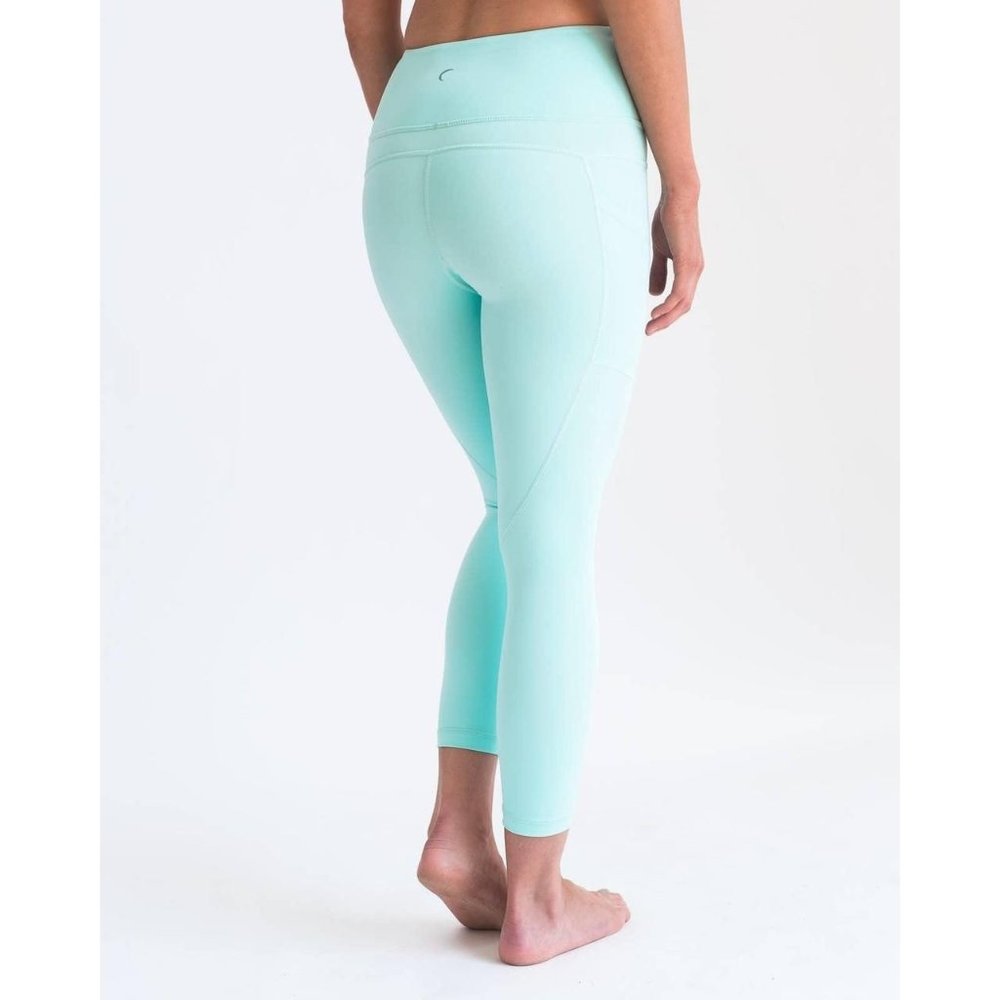 ZYIA Mint Green High-Rise 7/8 Leggings